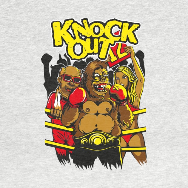 Gorilla Boxer Knock Out by Seopdesigns